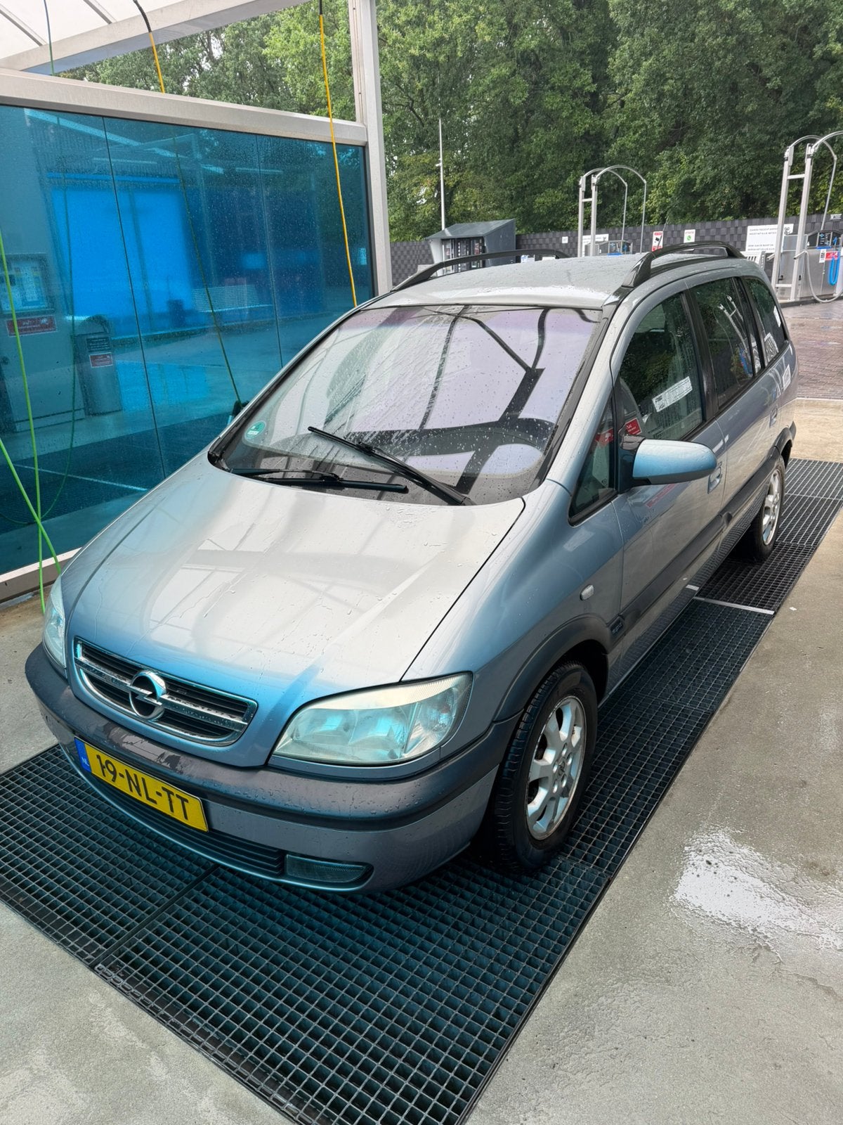 Opel Zafira 1.8 16V 2003 Grijs, Auto's, Opel, 125 pk, 4 cilinders, Origineel Nederlands, 1335 kg