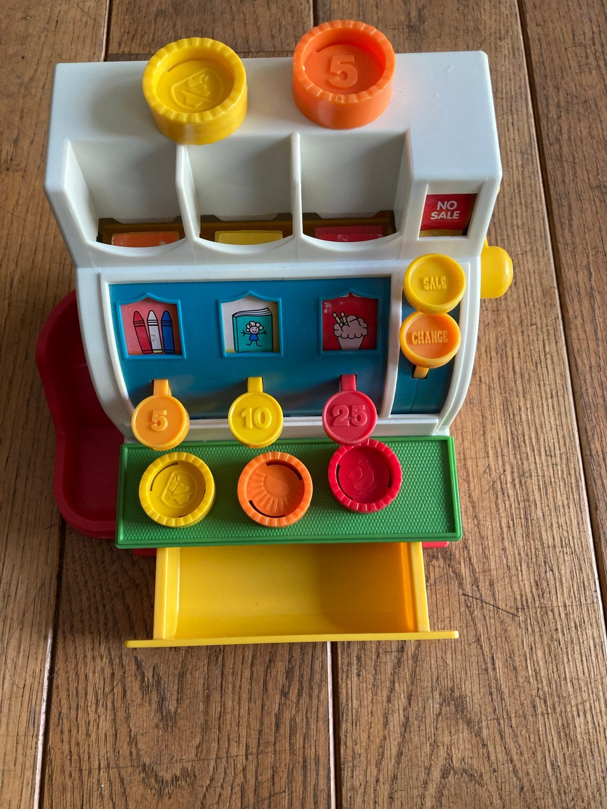 Vintage Fisher-Price Kassa Speelgoed, Ophalen of Verzenden, Gebruikt, Jongen of Meisje