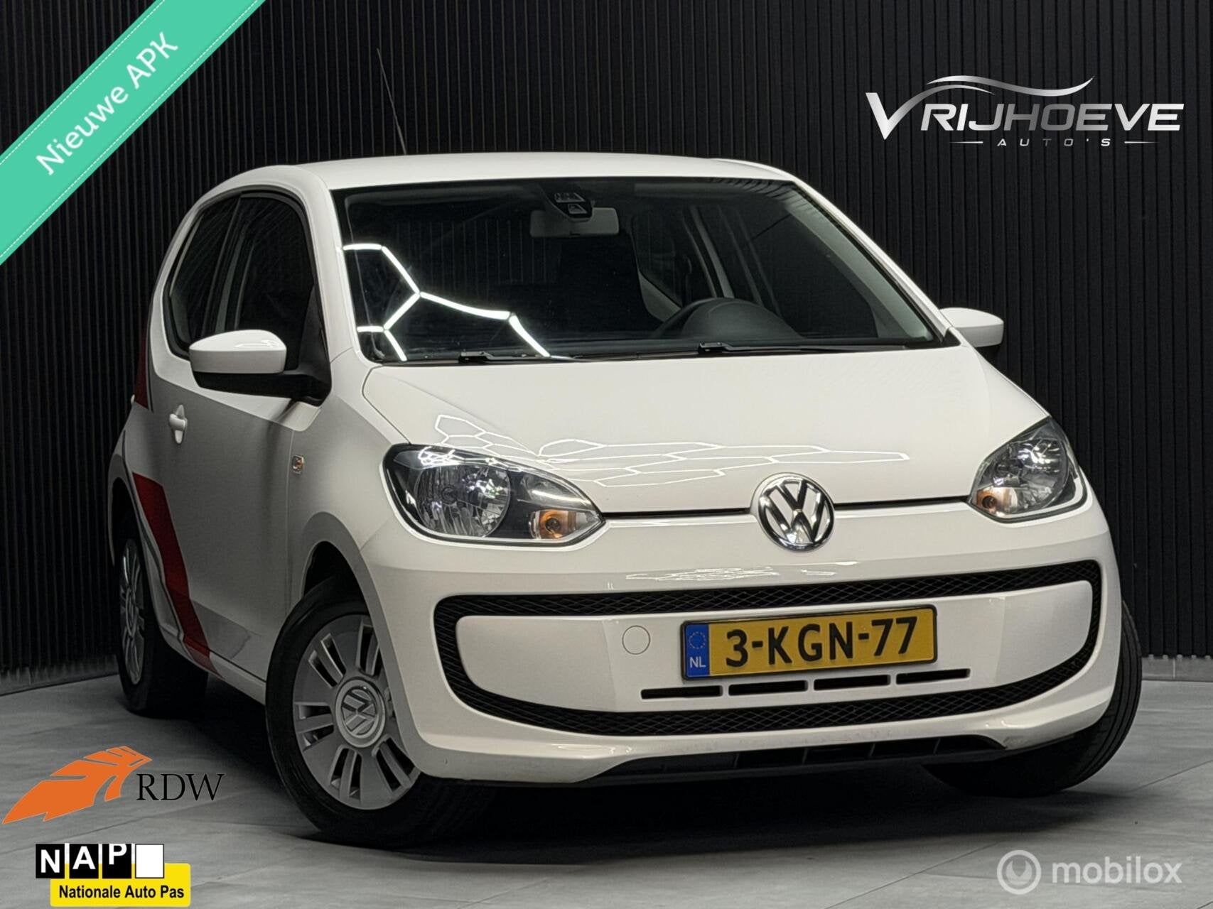 Volkswagen Up! 1.0 move up! BlueMotion|NAP|NW APK|AIRCO, Voorwielaandrijving, Euro 5, Gebruikt, Up!