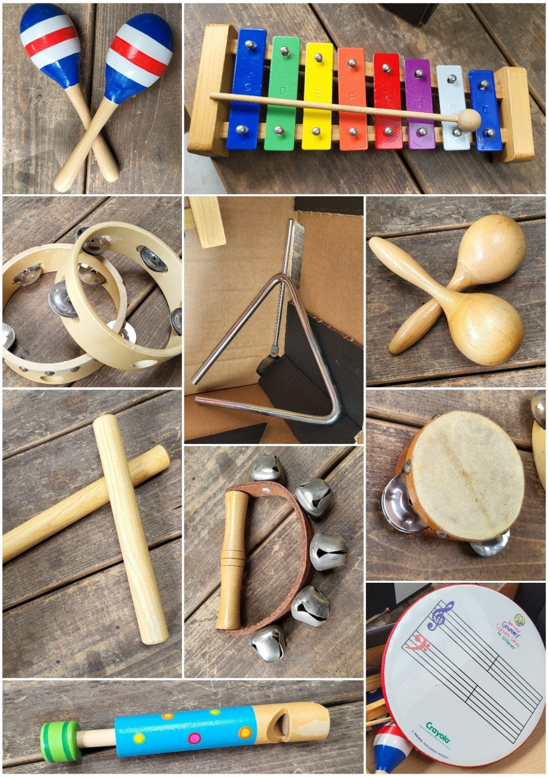 Hele doos kinder muziekinstrumenten, Ophalen of Verzenden, Gebruikt, Overige typen