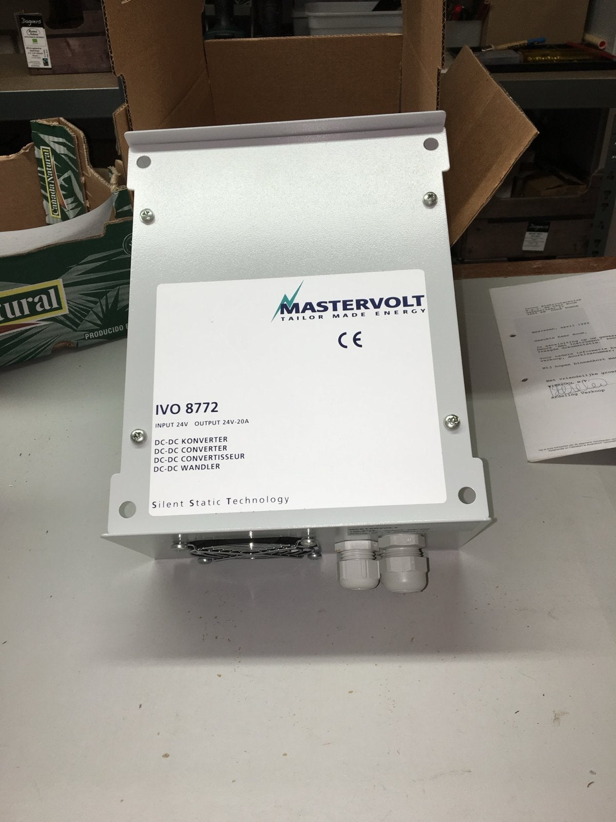 Mastervolt DC-DC Converter 24V In/24V Out - 20A, Audio, Tv en Foto, Converters, Ophalen of Verzenden, Nieuw