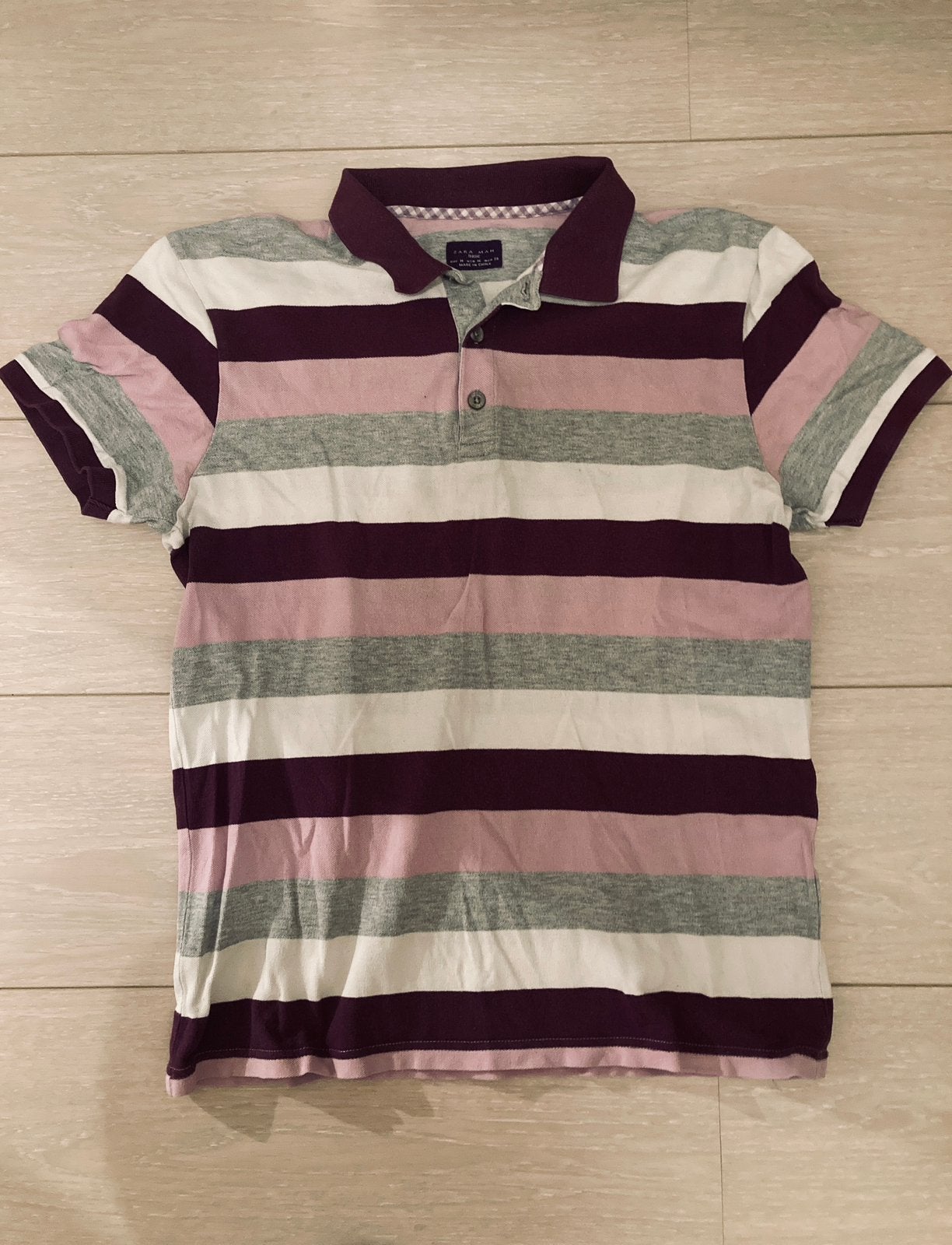 Zara Man Basic poloshirt - maat S / M, Ophalen of Verzenden, Zo goed als nieuw