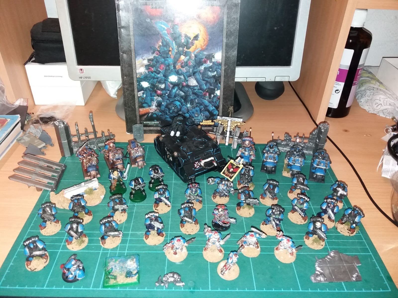 Warhammer 40k space marines leger van + codex, Gebruikt, Figuurtje(s), Ophalen of Verzenden, Warhammer 40000