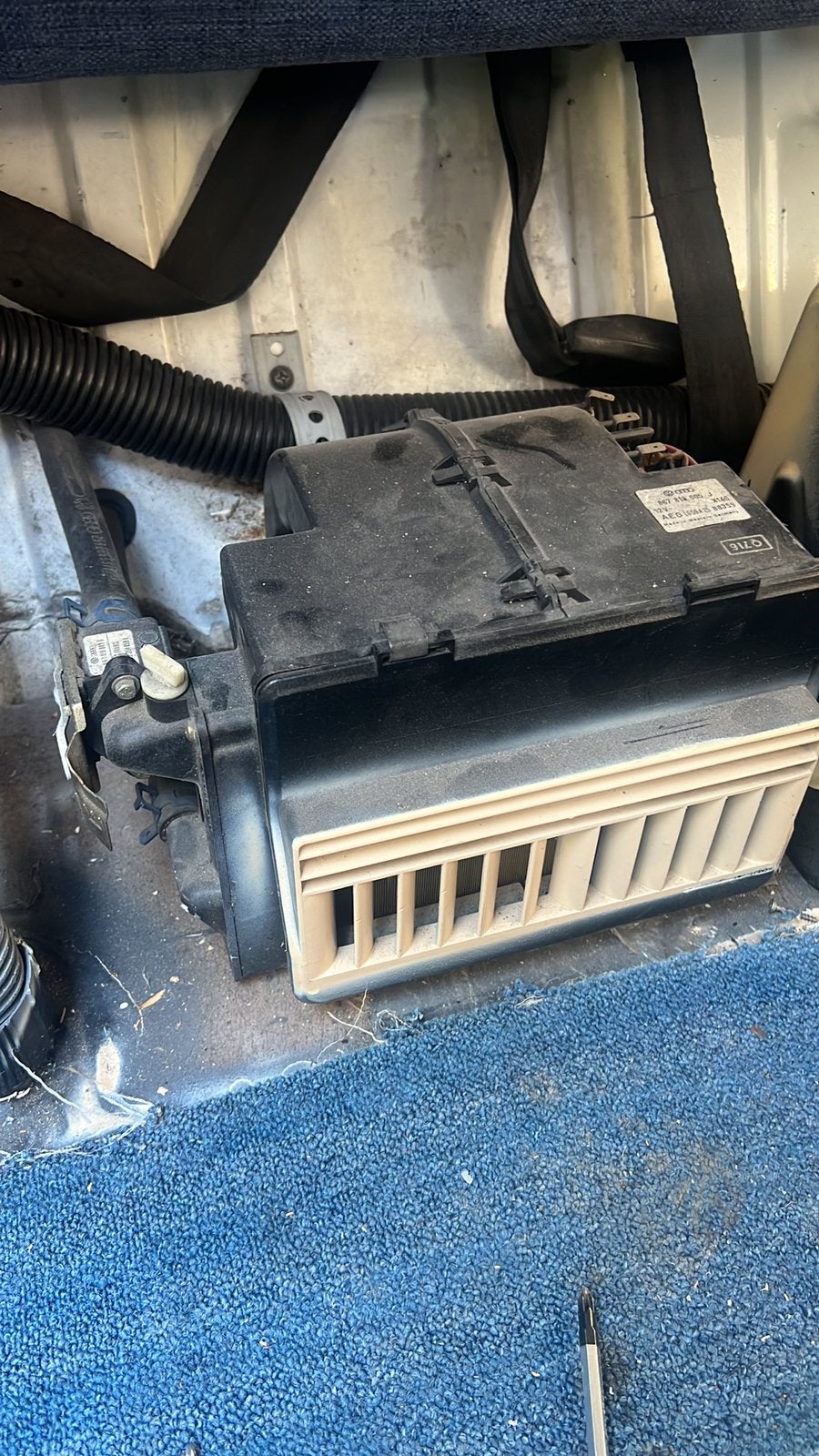 Originele VW T3 Kachelunit / Extra Verwarming Onder Bank, Auto-onderdelen, Ophalen of Verzenden, Nieuw, Volkswagen