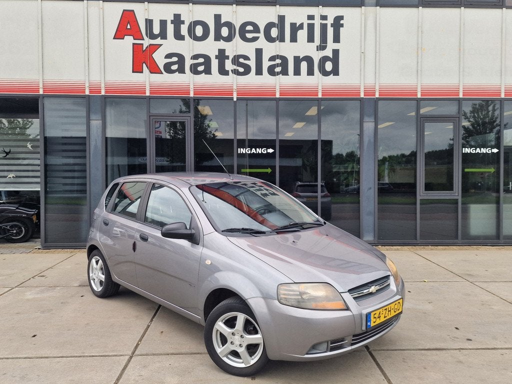 Chevrolet Kalos 1.2 Pure - Apk t/m 8-2-27, Auto's, Chevrolet, Voorwielaandrijving, 1150 cc, Stof, Zwart