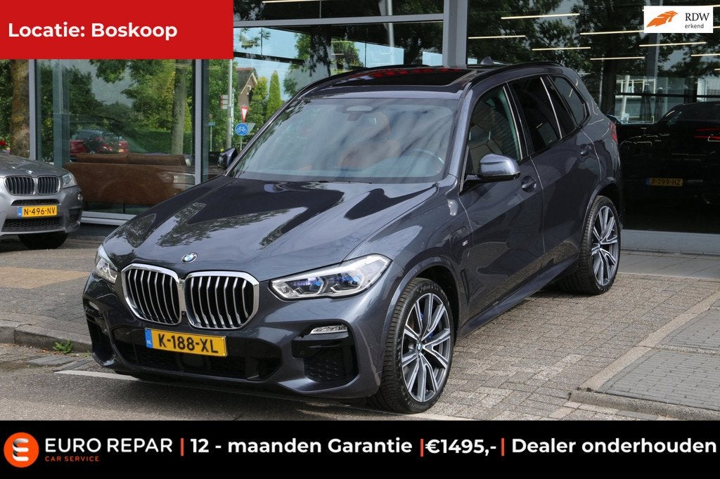 BMW X5 XDrive45e M-PAKKET PANO-DAK 1E EIGN NL-AUTO!, Gebruikt, Vierwielaandrijving, Hybride Elektrisch/Benzine, 2998 cc