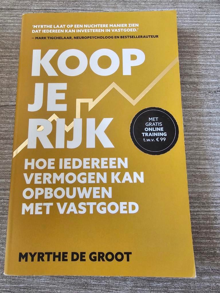 Koop Je Rijk Vermogen Opbouwen met Vastgoed - Myrthe de Gro, Boeken, Ophalen of Verzenden, Gelezen, Myrthe de Groot