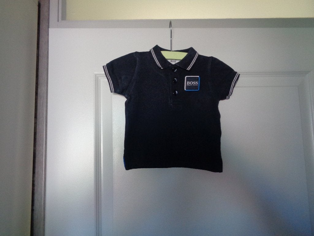 polo Hugo Boss mt 62 jongen, Kinderen en Baby's, Ophalen of Verzenden, Zo goed als nieuw, Hugo Boss, Jongetje