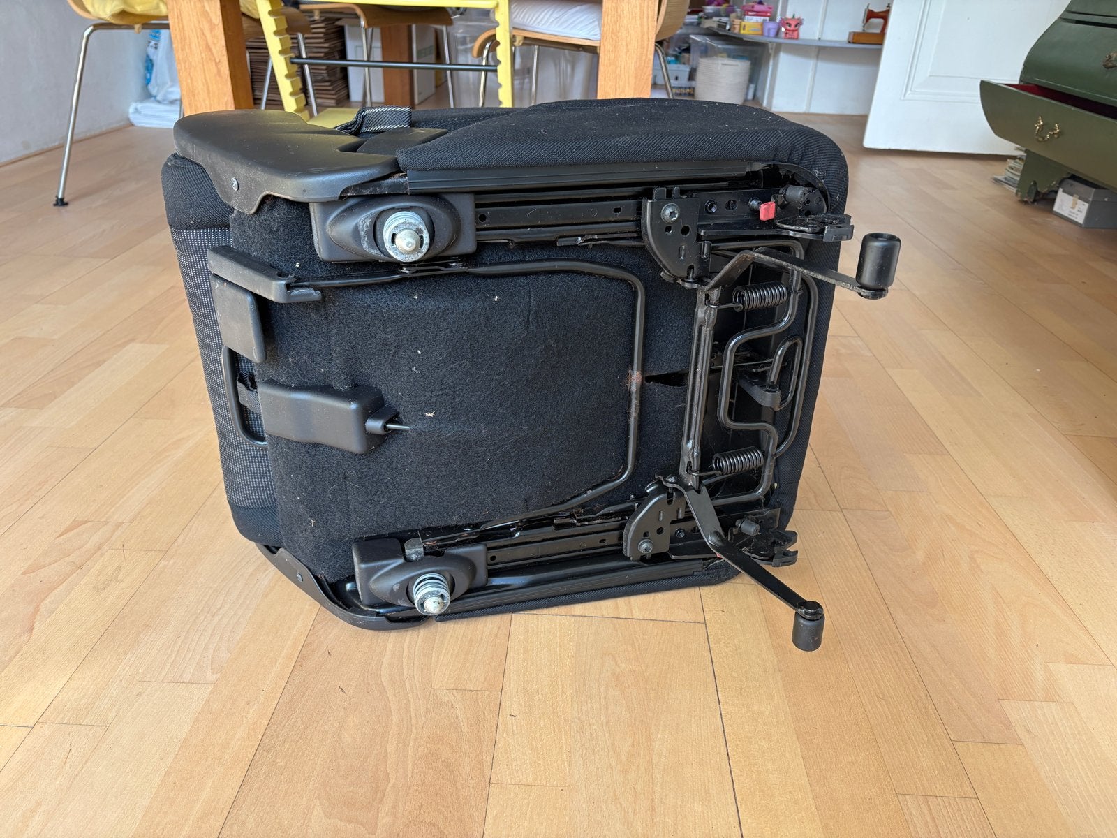 Gebruikte autostoel - Zwart stoffen bekleding, Ophalen, Gebruikt, Universele onderdelen