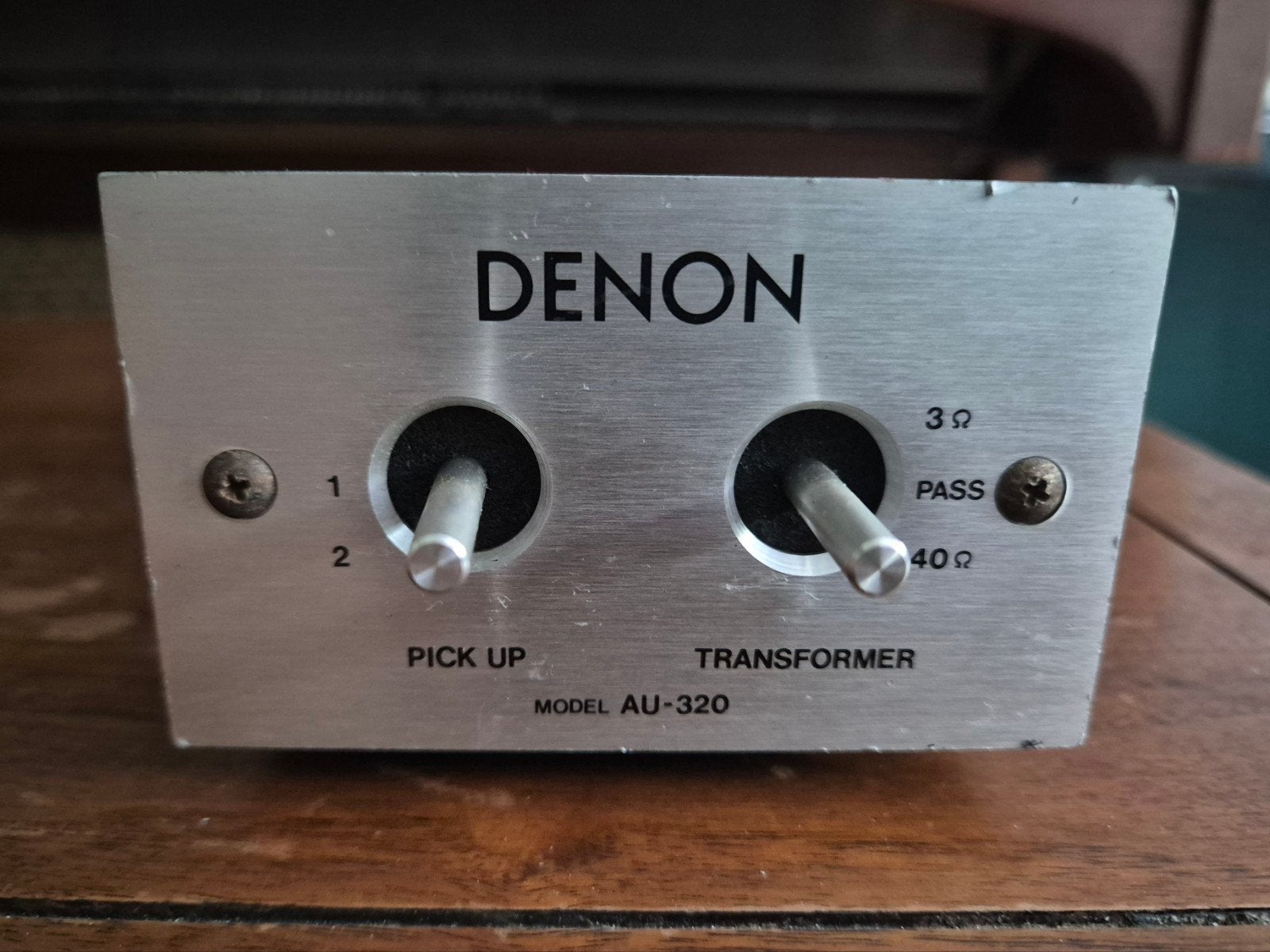 Denon AU-302 MC Cartridge Step Up Transformer (Preamp), Ophalen of Verzenden, Gebruikt, Platenspeler-onderdeel, Overige merken