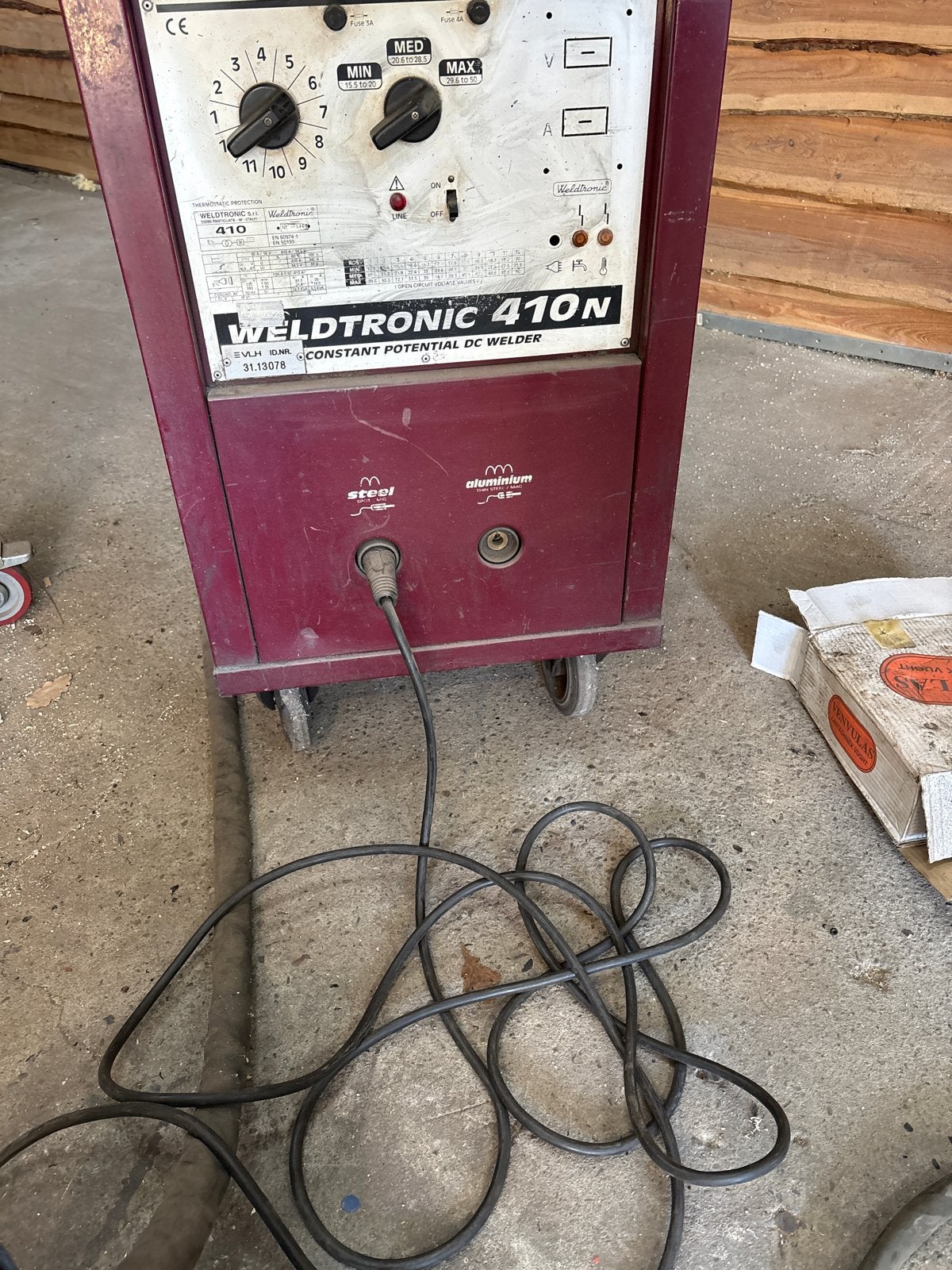 Weldtronic 410N Lasapparaat - Krachtig en Betrouwbaar, Ophalen of Verzenden, Gebruikt, 250 ampère of meer, Overige typen