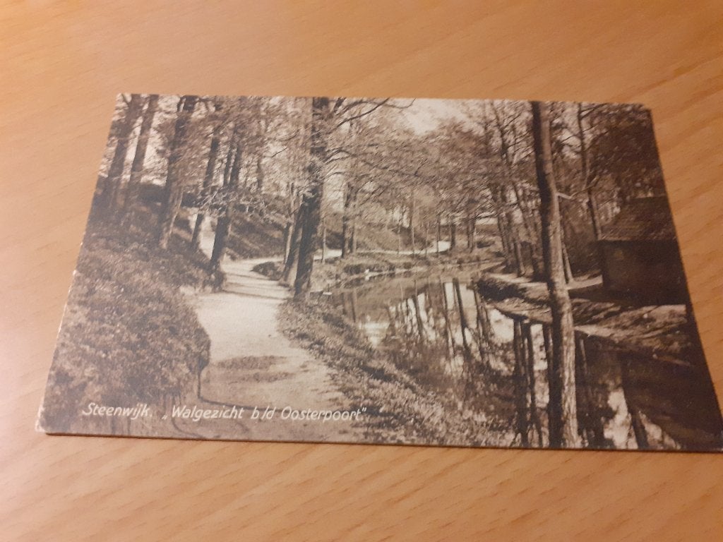 Steenwijk wal met touwbaanhuisje, Verzamelen, Ophalen of Verzenden, Voor 1920, Gelopen, Overijssel