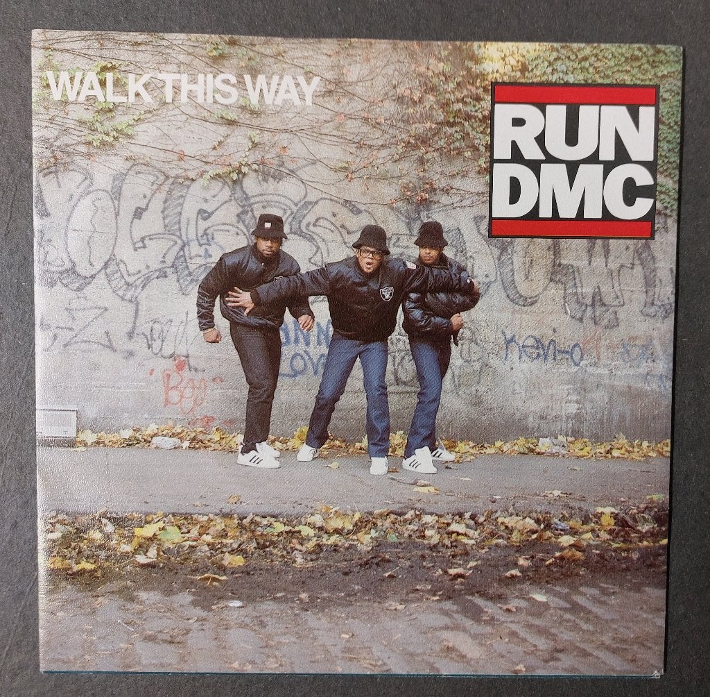 Run DMC VINYL SINGLE Walk This Way Aerosmith  1986, Cd's en Dvd's, Vinyl Singles, Gebruikt, Hiphop en Rap, Fotohoes, Verzenden
