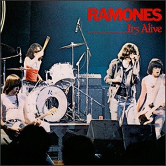 ramones / its alive - punk -ZELDZAAM-2x vinyl lp in klaphoes, Gebruikt, Ophalen of Verzenden, Punk Rock, 12 inch