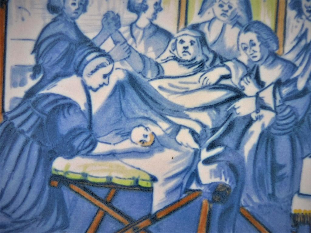 Bord kraamkamer bevalling verloskundige Pottershuis De Swaen, Ophalen of Verzenden