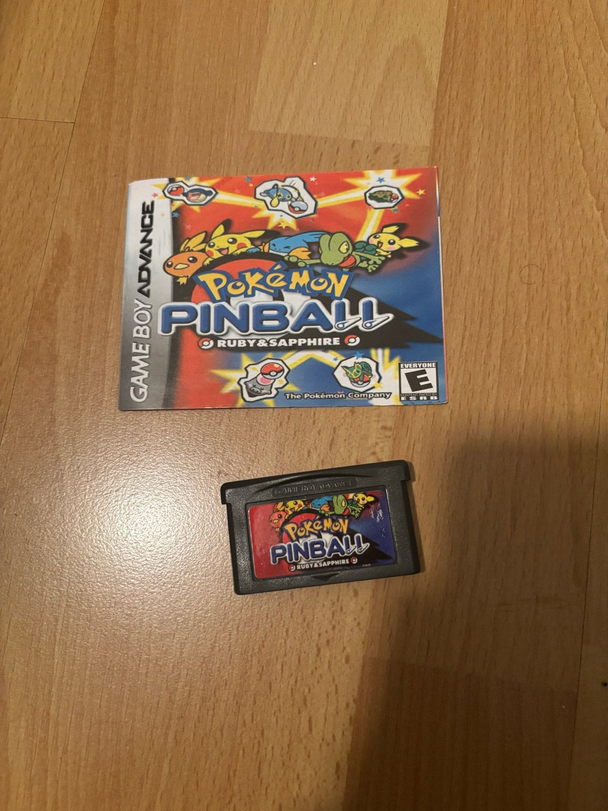 Pokémon Pinball Ruby & Sapphire Game Boy Advance, Spelcomputers en Games, Overige genres, 1 speler, Ophalen of Verzenden, Zo goed als nieuw