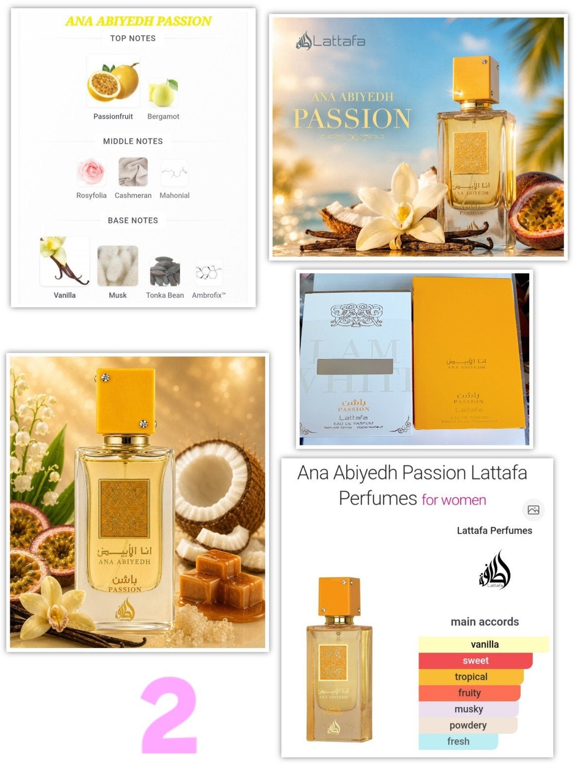 Lattafa Ana Abiyedh Passion Eau de Parfum voor dames, Ophalen of Verzenden, Nieuw
