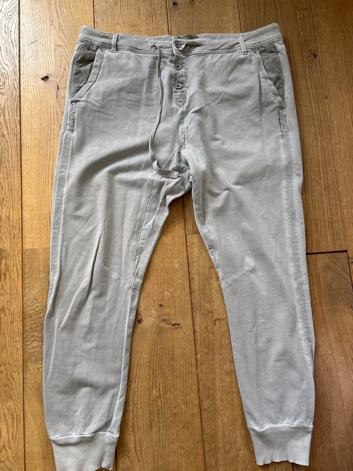 Summum joggingbroek lichtgrijs - valt ruim (mt 44/46), Ophalen of Verzenden, Zo goed als nieuw, Maat 46/48 (XL) of groter, Grijs