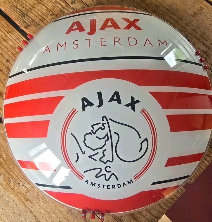 Ajax Plafondlamp - Plafonnière met clublogo, Huis en Inrichting, Lampen | Plafondlampen, Ophalen of Verzenden, Plafondlamp, Kunststof