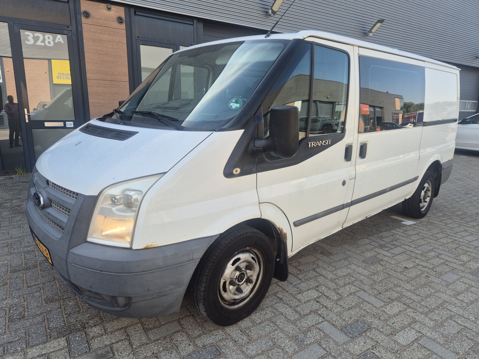 Ford Transit 280M 2.2 TDC DC 7-PERS AIRCO MARGE 2800kg trekh, Voorwielaandrijving, 101 pk, Gebruikt, 4 cilinders
