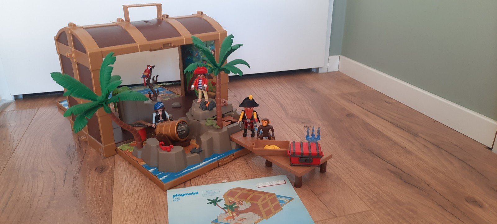 hele mooie meeneem koffer piraten van playmobil, Ophalen of Verzenden, Zo goed als nieuw