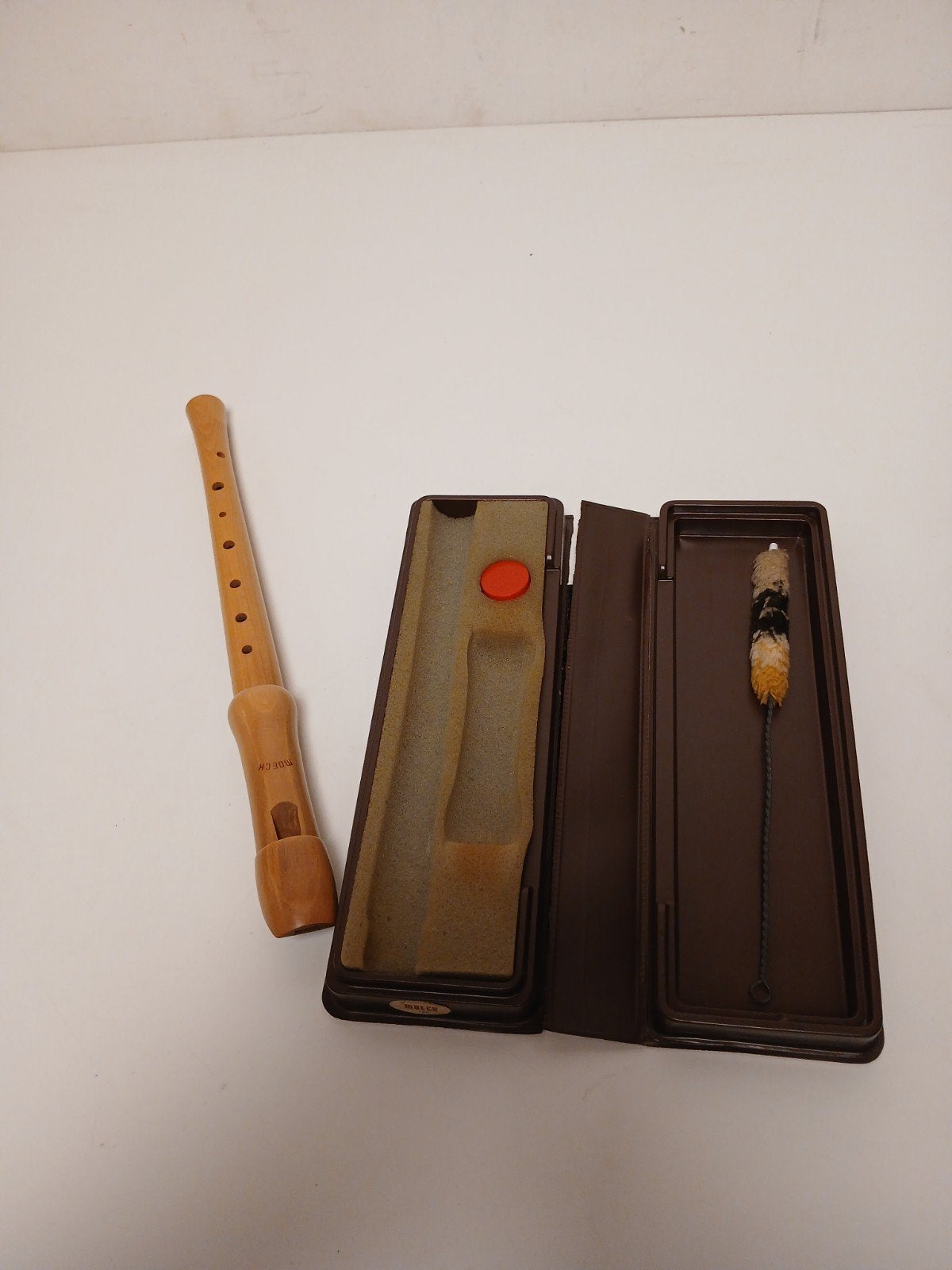 Vintage Moeck 120 standaard blokfluit, Ophalen of Verzenden, Sopraan of Sopranino