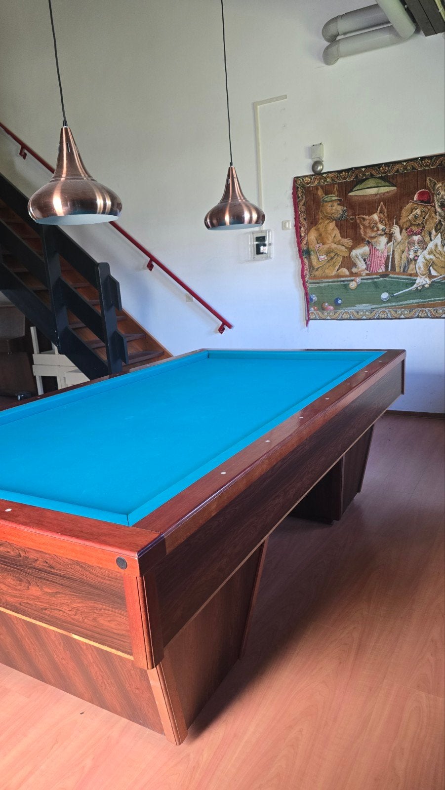 Mooie biljarttafel met leisteen verwarming, Ophalen