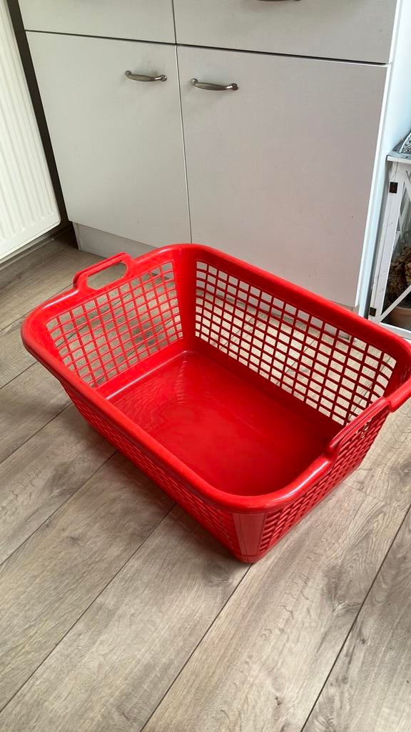 Wasmand/speelgoedbak grote maat, Ophalen, Zo goed als nieuw