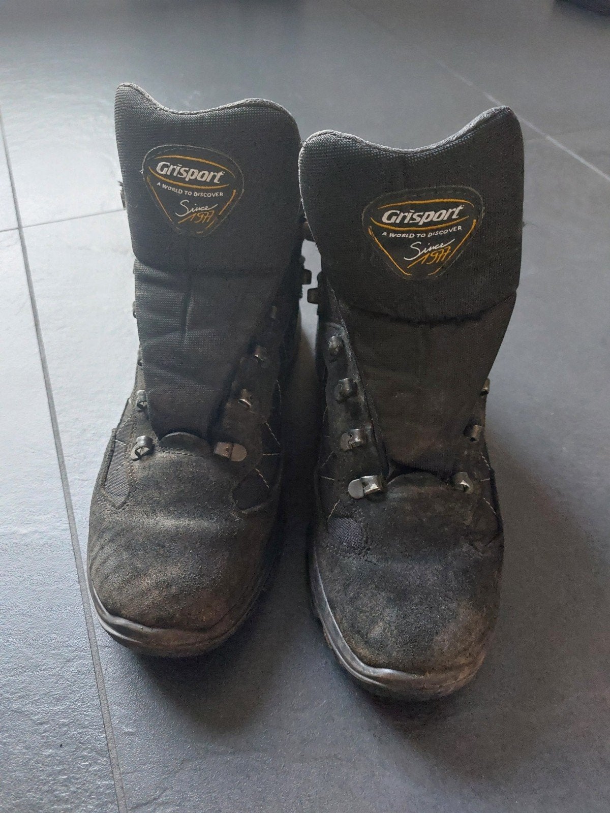 Wandelschoenen grisport scout maat 42 zwart, Ophalen, Gebruikt, Schoenen