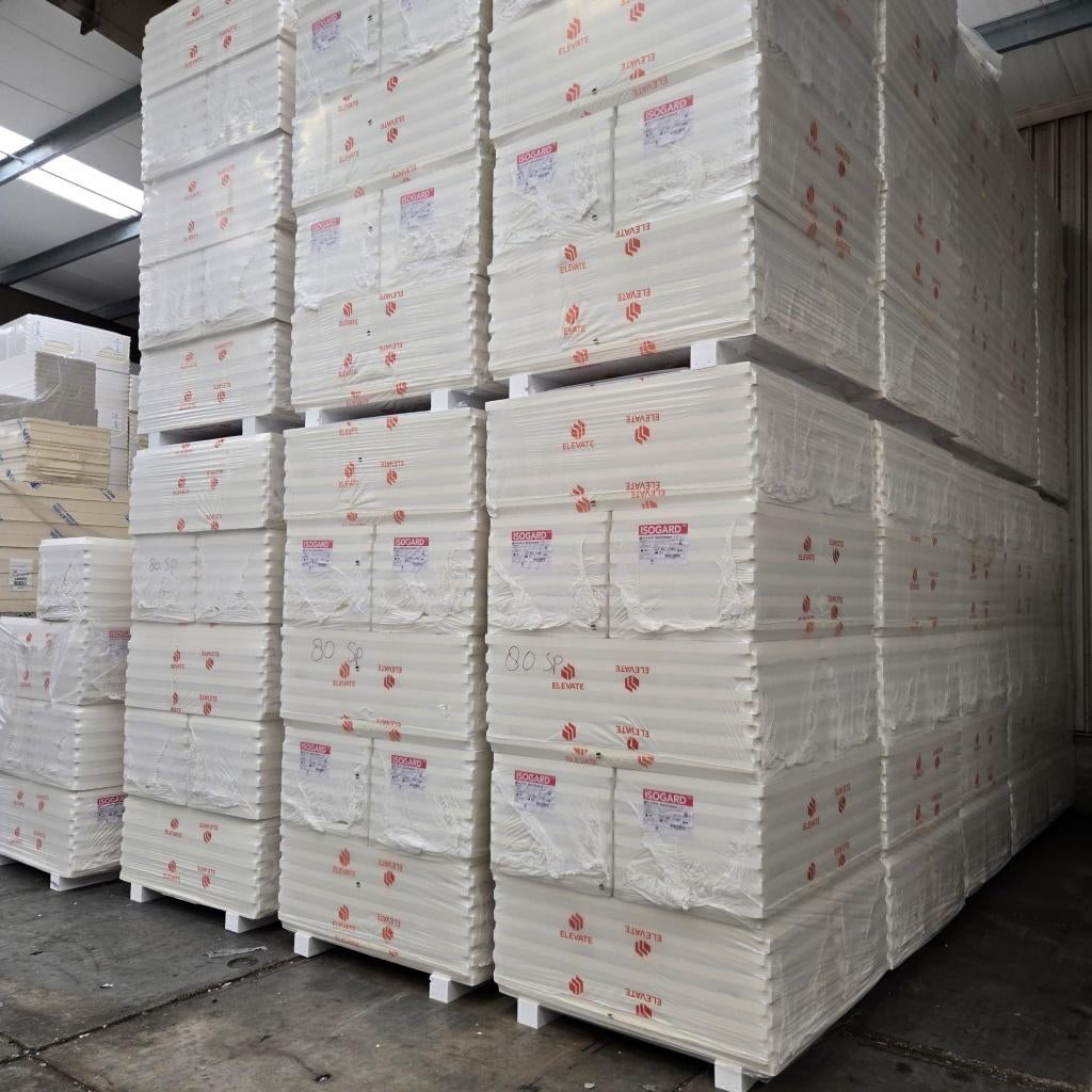 * *ACTIE **  PIR ALU 80mm B-keus met sponning, Dakisolatie, Nieuw, Ophalen of Verzenden, Hardschuim (Pir)