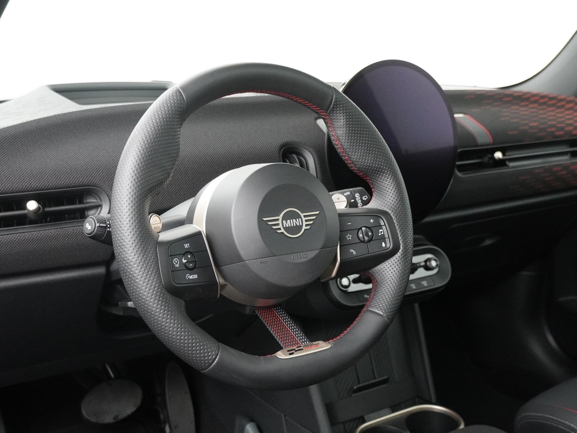 MINI Cooper C 3-deurs JCW-trim | Pakket-M | Stuur- stoelverw, Auto's, Gebruikt, 156 pk, Met garantie (alle), 4 stoelen
