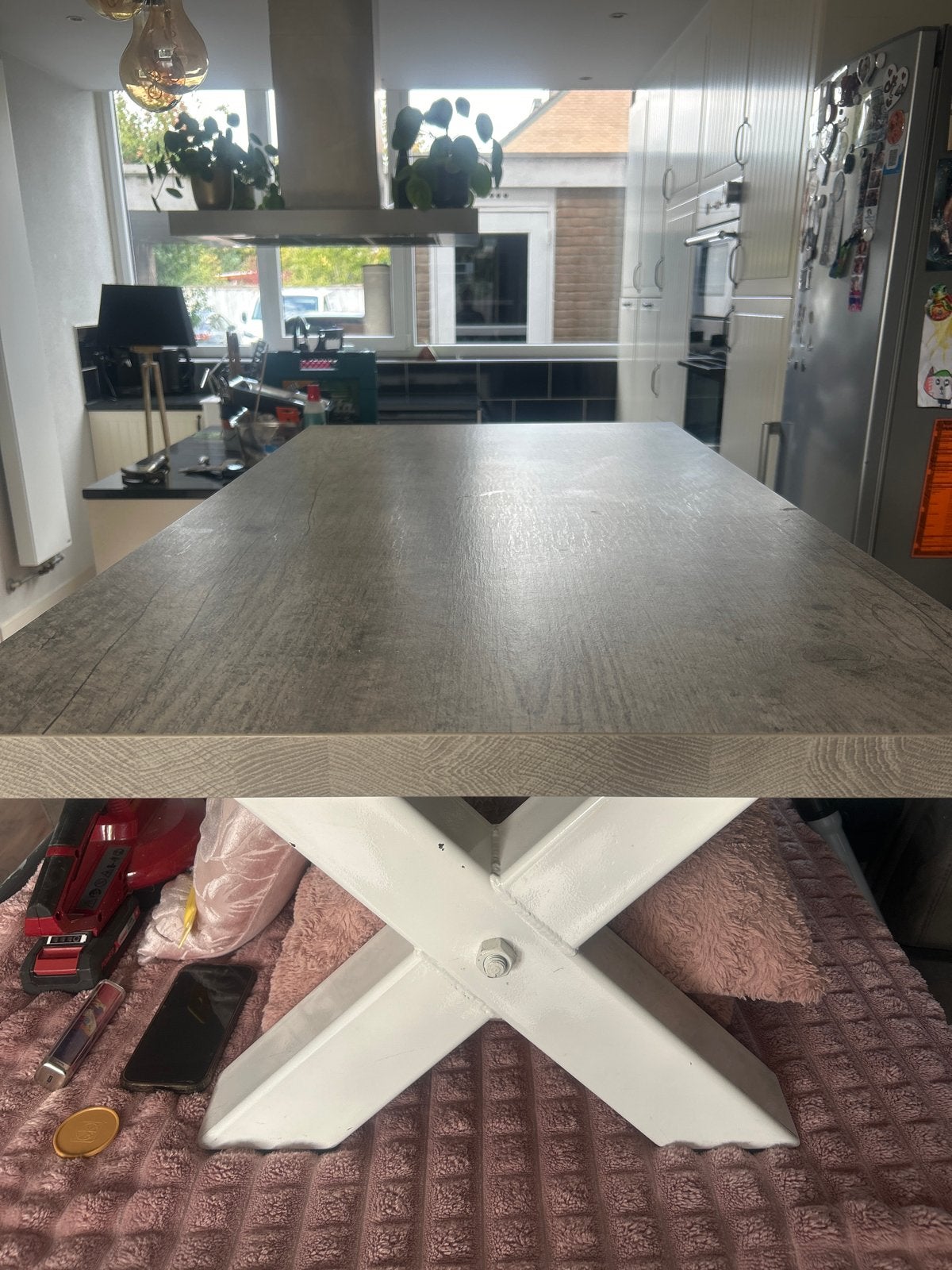 Salontafel 135x67x41 cm - Stijlvol en Ruim, Ophalen, Gebruikt, 100 tot 150 cm, 50 tot 100 cm