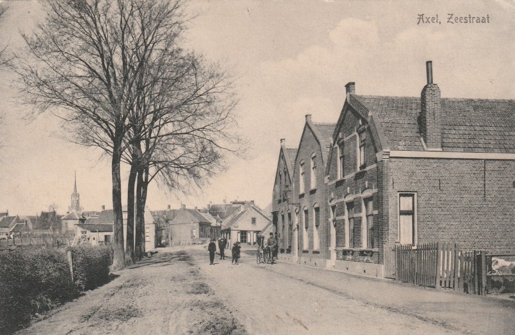 AXEL Zeestraat, Verzamelen, Ansichtkaarten | Nederland, Verzenden, Voor 1920, Gelopen, Zeeland