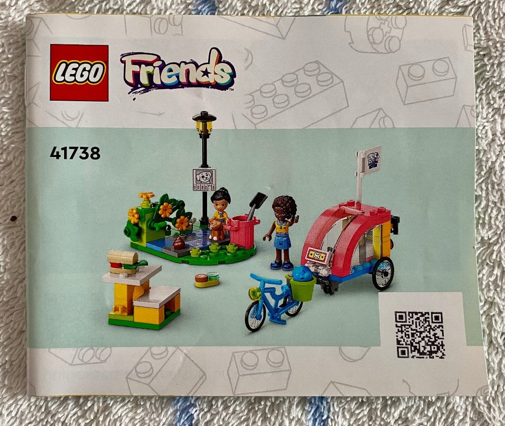 LEGO Friends 41738 Dog Rescue Bike (compleet) set A, Compleet, Lego, Friends, Ophalen of Verzenden
