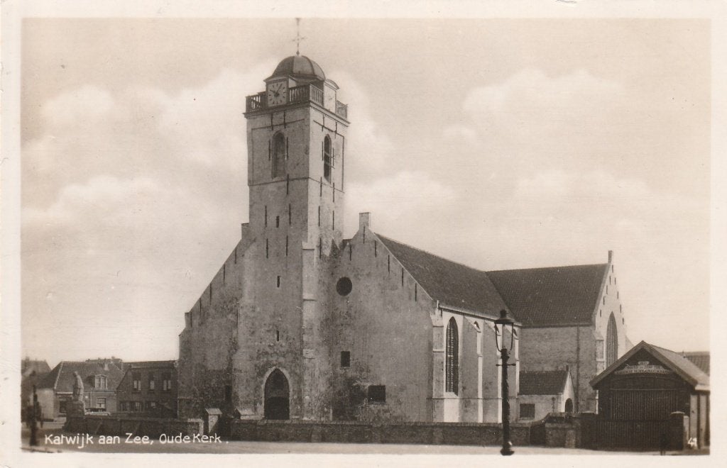 katwijk- oude kerk, Ophalen of Verzenden, Voor 1920, Zuid-Holland