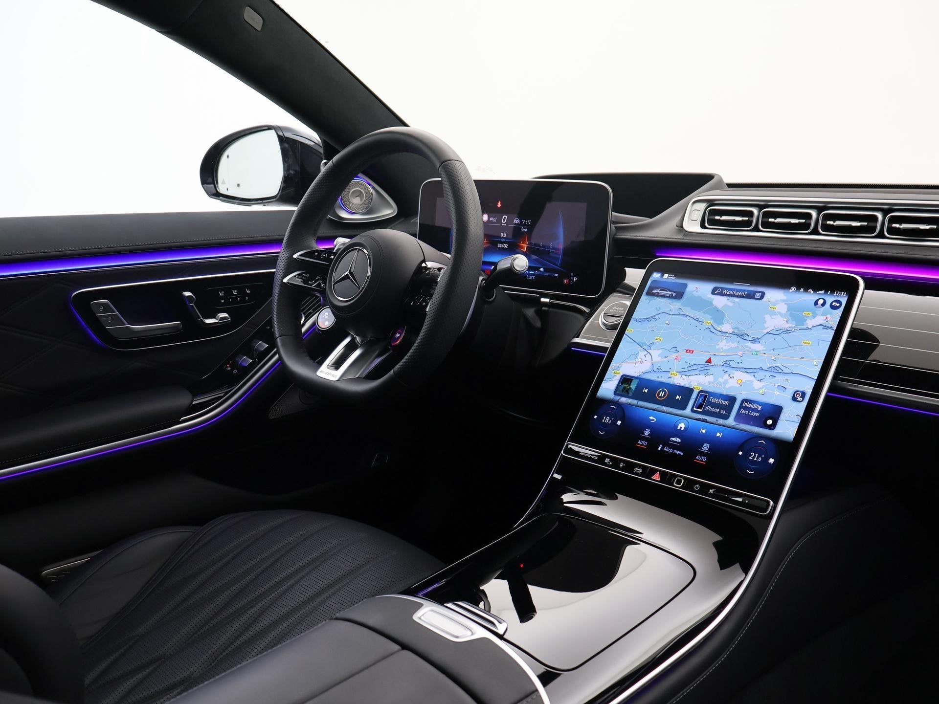 Mercedes-Benz S-klasse AMG 63 S E 802 PK PERFORMANCE + BURME, Auto's, Automaat, Parkeerassistent, Gebruikt, 4 stoelen