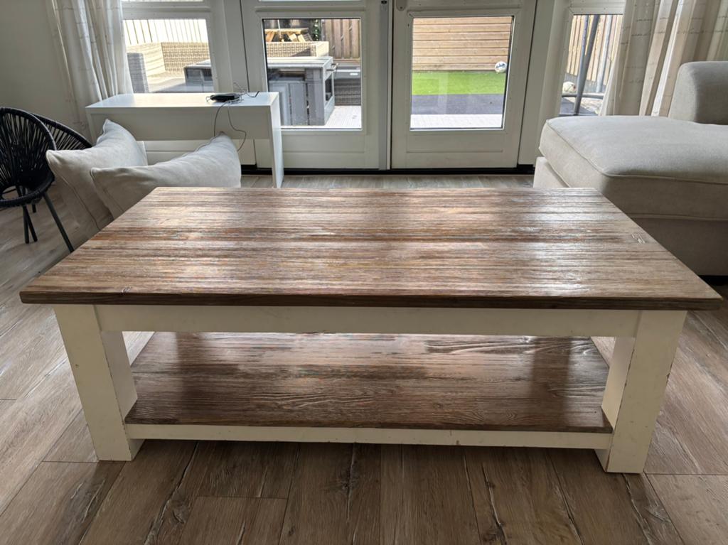 Salontafel, Huis en Inrichting, Tafels | Salontafels, Ophalen, Gebruikt, 100 tot 150 cm, 50 tot 100 cm
