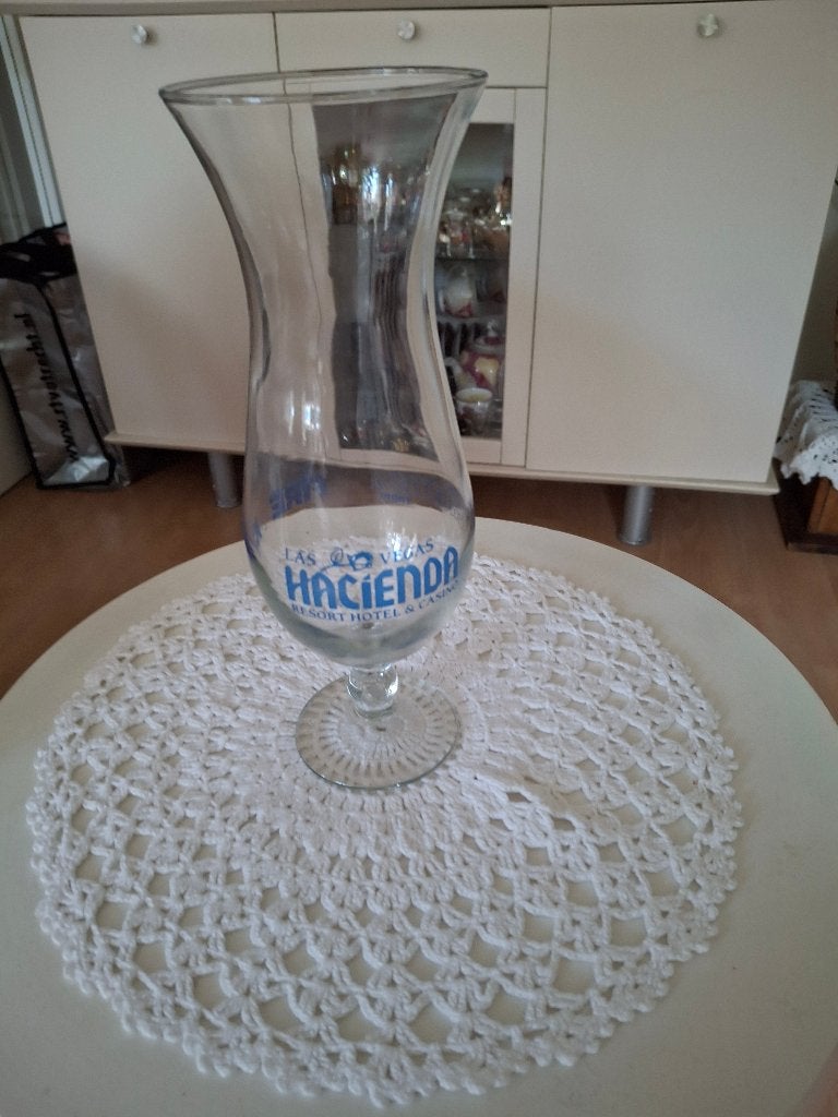 glazen vaas op voet Las Vegas, Huis en Inrichting, Woonaccessoires | Vazen, Ophalen, 26 cm, Op voet, Glas