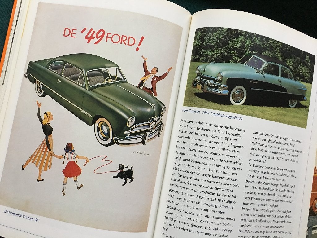 75 jaar Ford in Nederland 1924 - 1999, Ophalen of Verzenden, Zo goed als nieuw, Ford