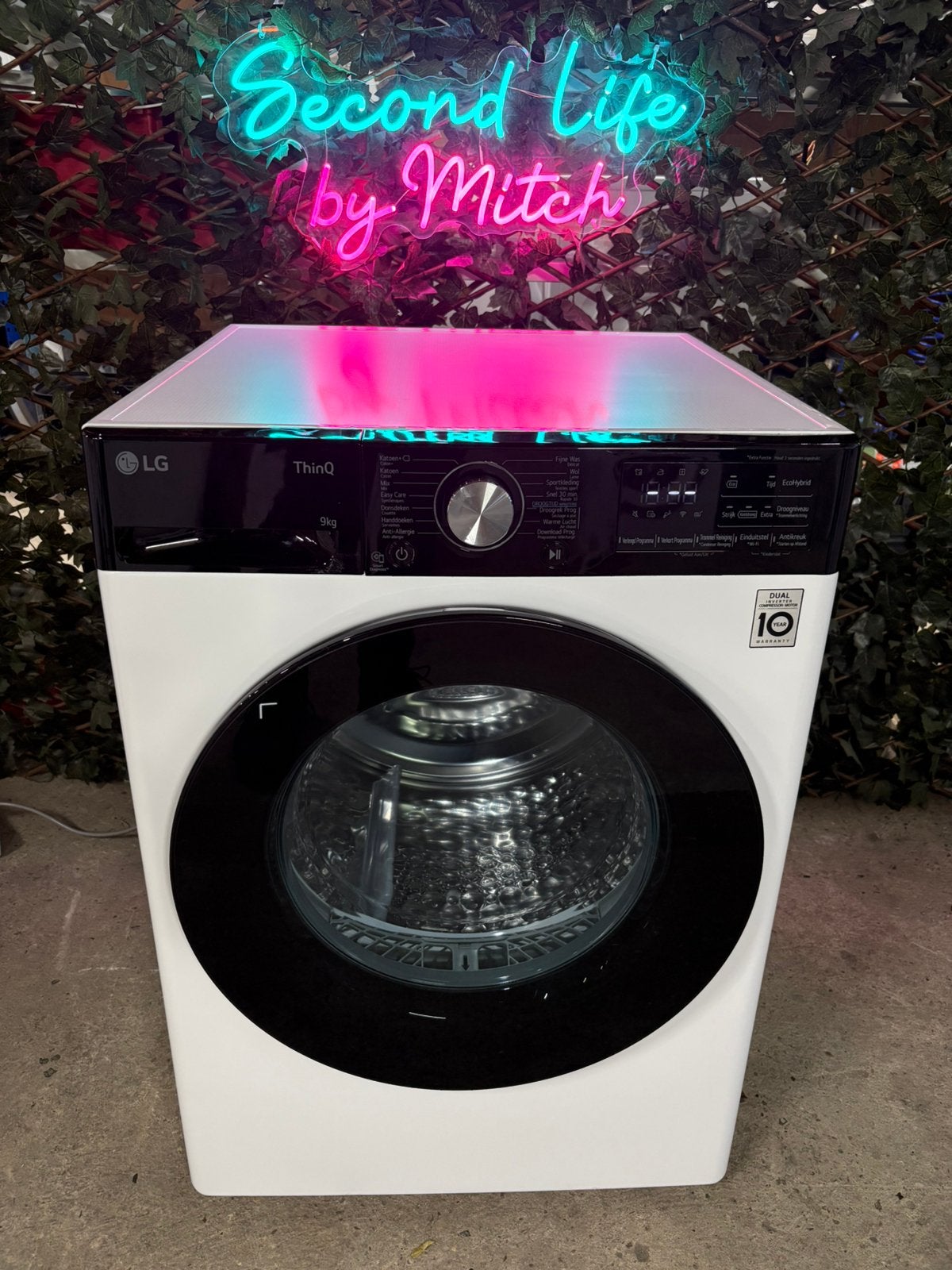 LG ThinQ WiFi 9kg Warmtepompdroger (Gratis Bezorgen)