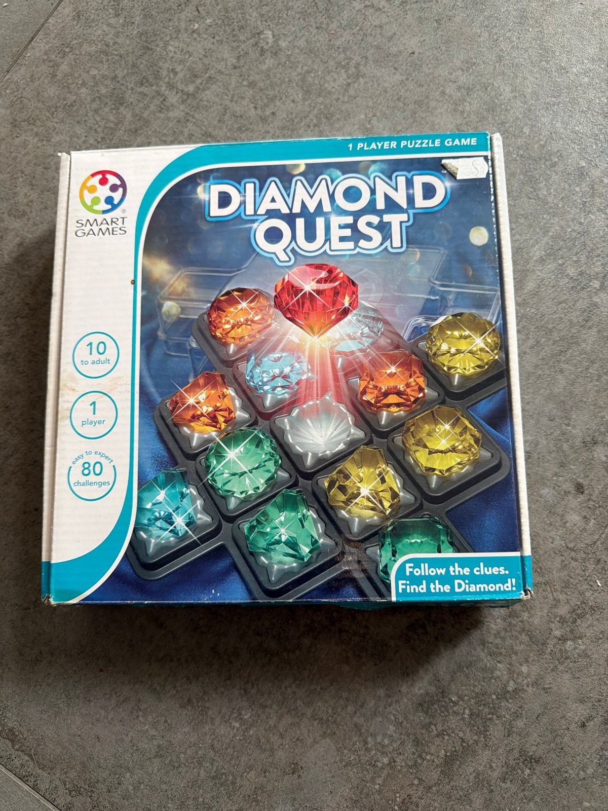 Smart Games Diamond Quest - Logisch Puzzelspel, Een of twee spelers, Ophalen of Verzenden, Zo goed als nieuw