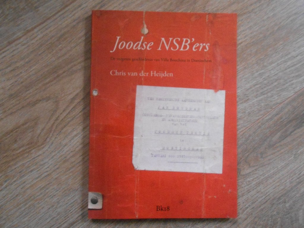 Chris van der Heijden Joodse NSB`ers, Ophalen of Verzenden, Tweede Wereldoorlog, Zo goed als nieuw, Overige onderwerpen