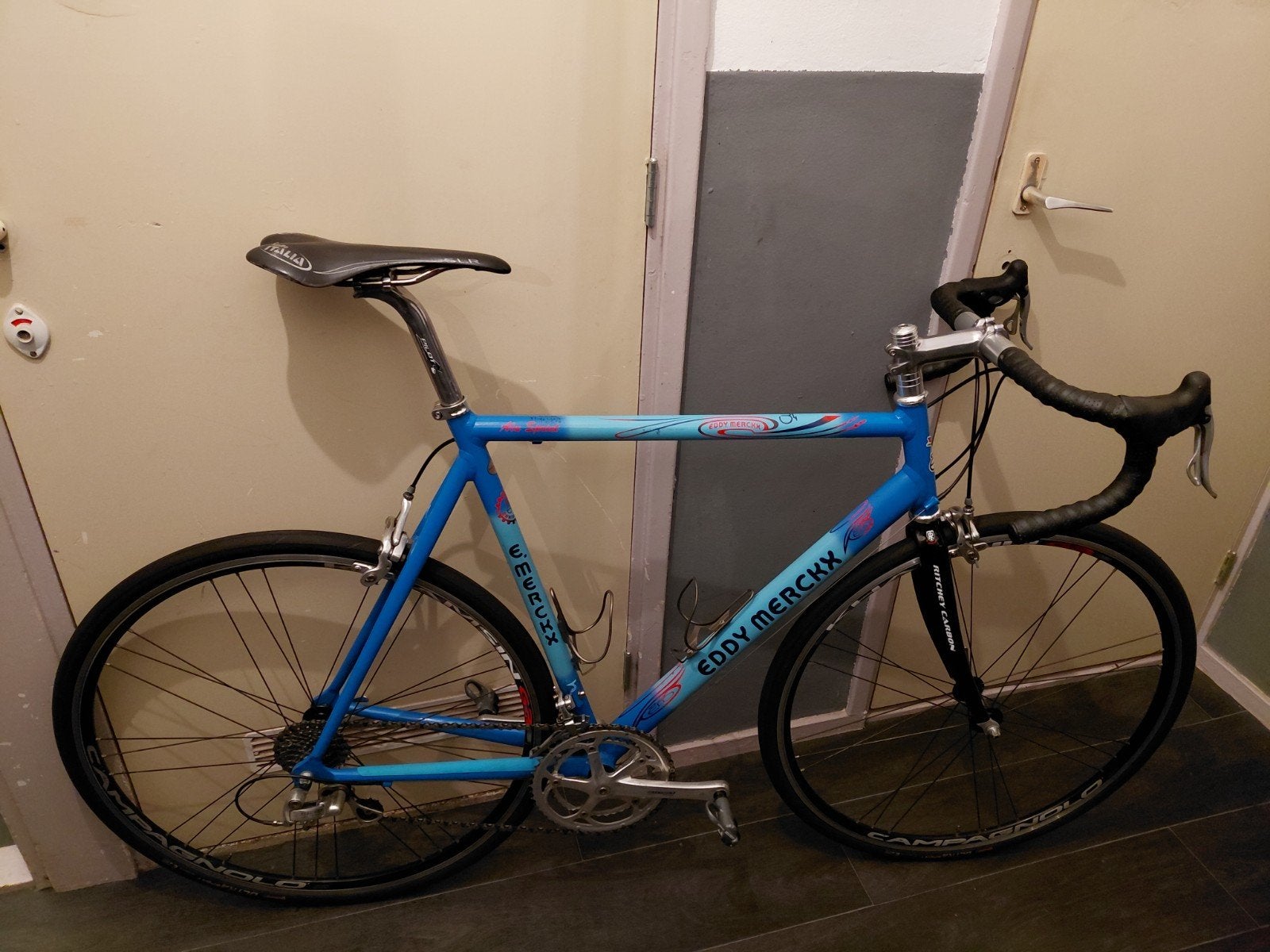 Eddy Merckx 20th Anniversary Alu Sprint 58 cm 2x10 Campa, Fietsen en Brommers, 28 inch, Gebruikt, Aluminium, 57 tot 61 cm
