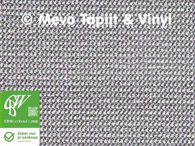 Bouclé Tapijt, Lengte 15 meter, breedte 4 mtr, gratis staal, MeVo tapijt en vinyl, Nieuw, Ophalen of Verzenden, Zie ad