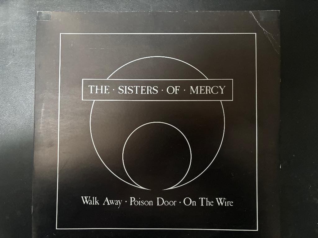 12'' Sisters of Mercy: Walk Away / Poison Door, Cd's en Dvd's, Vinyl | Overige Vinyl, Gebruikt, 1980 - 1989, Ophalen of Verzenden