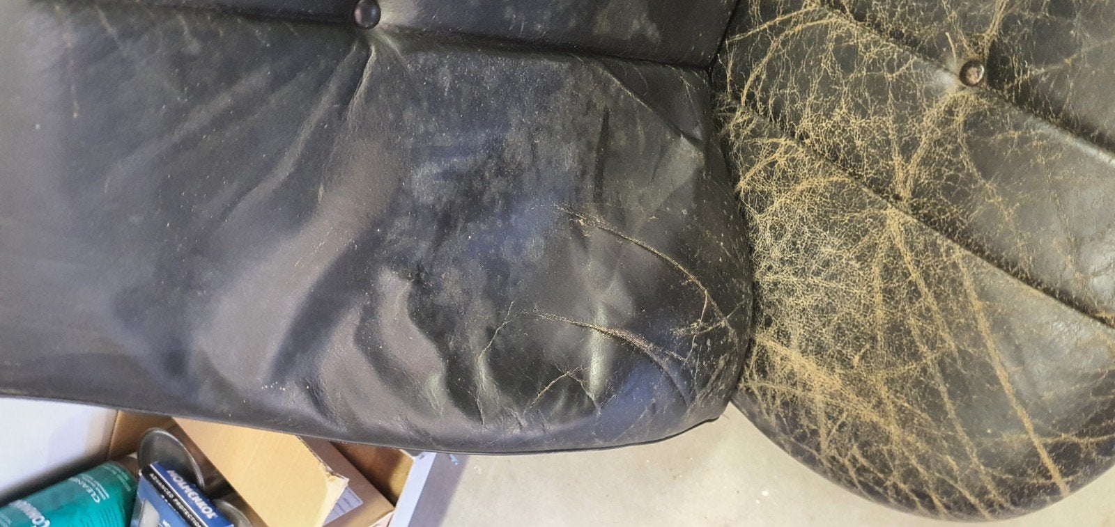Gebruikte leren autostoelen - Set voor restauratie, Ophalen, Gebruikt, Overige automerken