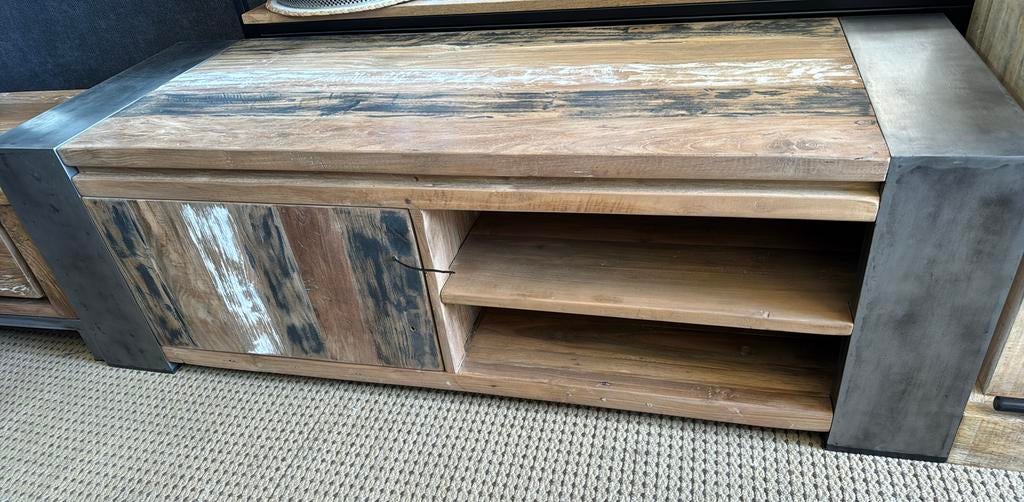 TV meubel Novara 140cm, Kringloopehb41@hotmail.com, Minder dan 100 cm, 25 tot 50 cm, Tv kast