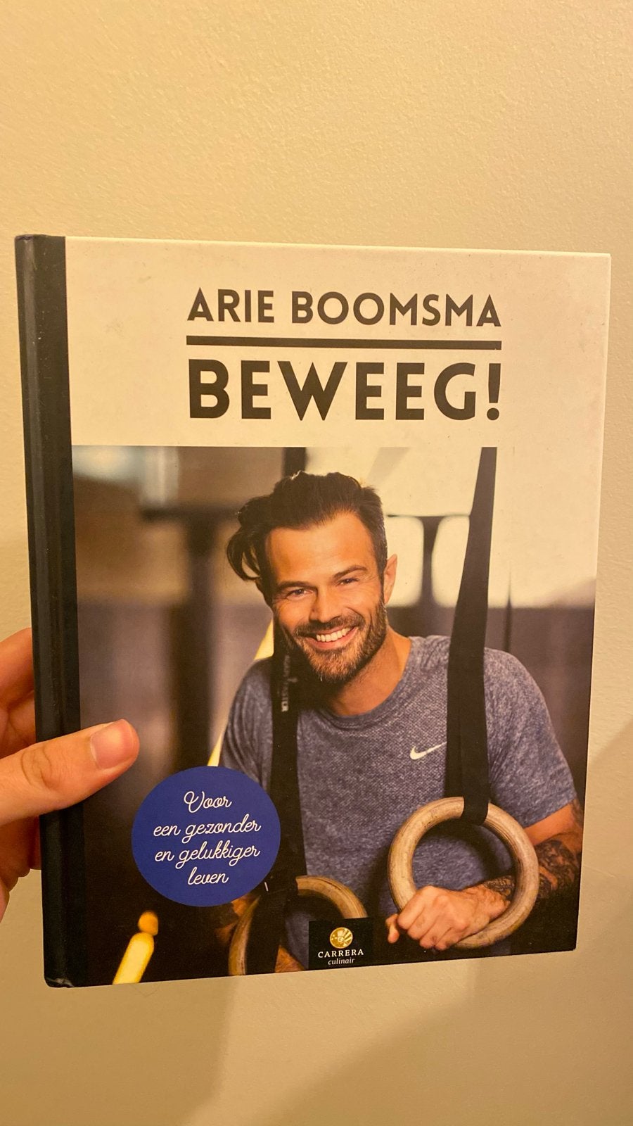 Arie Boomsma Beweeg! - Gezonder en gelukkiger leven, Boeken, Ophalen of Verzenden, Zo goed als nieuw, Gezondheid en Conditie