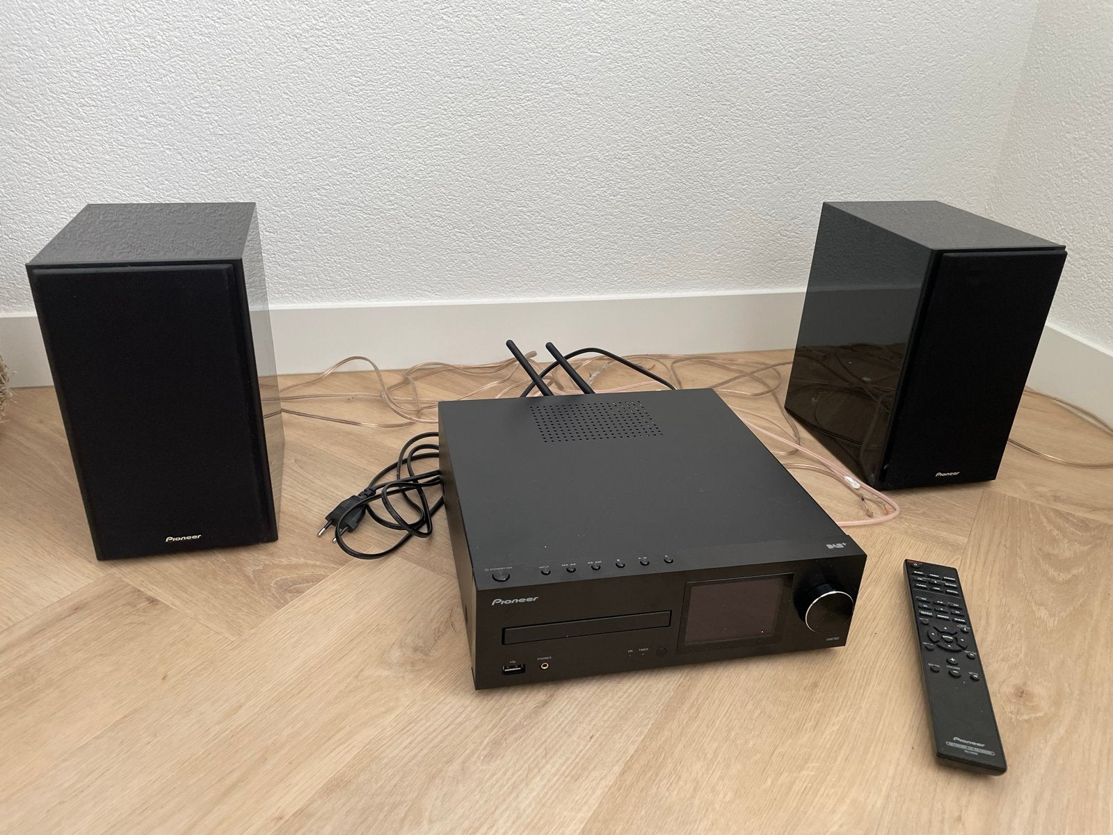 Pioneer Model XC-HM76D netw CD speakers en afstandsbediening, Zo goed als nieuw, Pioneer, Cd-speler, Losse componenten