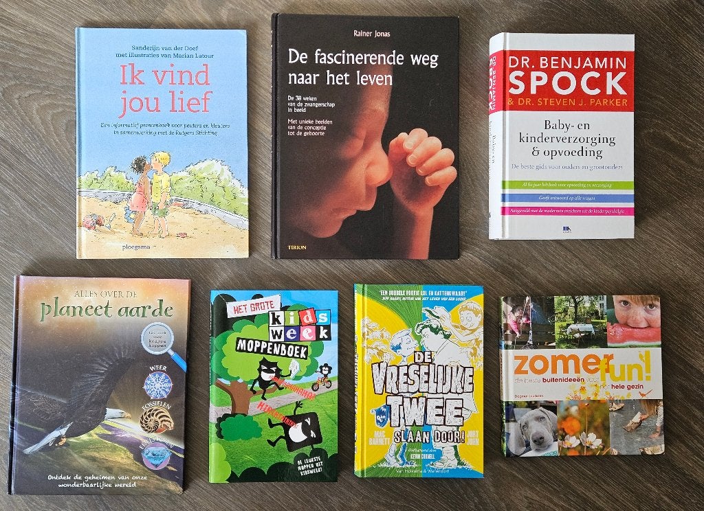 Boekenpakket over opvoeding, zwangerschap & kinderplezier, Ophalen of Verzenden, Zo goed als nieuw, Zwangerschap en Bevalling
